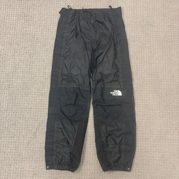 Vintage North Face Pants Mens Large 34X31 Black Nylon GTEX Ski Snow Windbreaker - Picture 1 of 14
